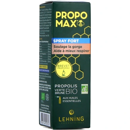 Lehning Propomax Spray Gorge Fort Propolis Bio