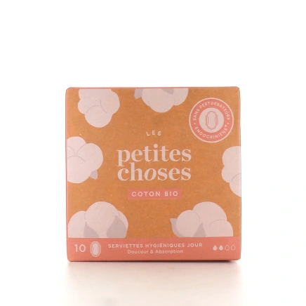 Les Petites Choses Serviettes Hygiéniques Jour Coton Bio