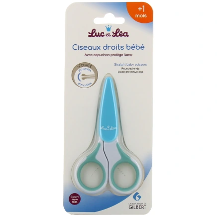 Luc et Léa Ciseaux droits bébé