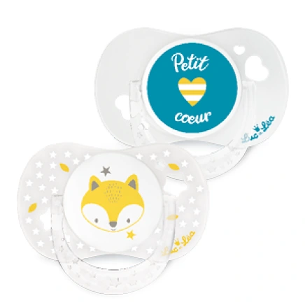 Luc et Léa Duo de Sucettes anatomiques 0-6 mois