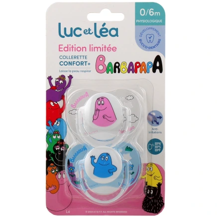 Luc et Léa Sucette physiologique 0-6 mois