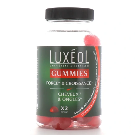 Luxéol Gummies Force et Croissance Cheveux et Ongles