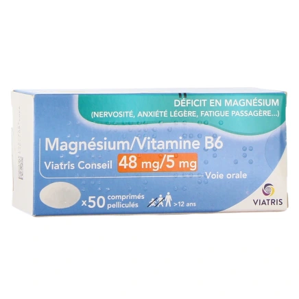 Magnésium Vitamine B6