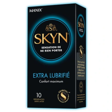Manix Skyn Extra Lubrifié Préservatifs sans latex