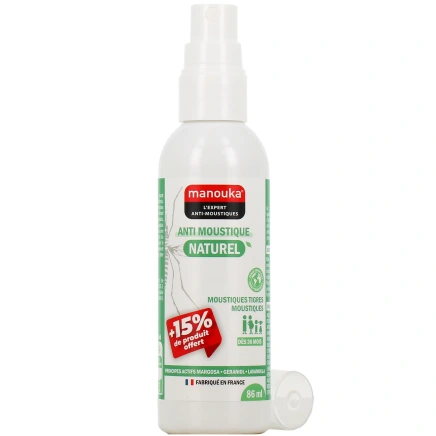 Manouka Spray Anti-Moustique Naturel