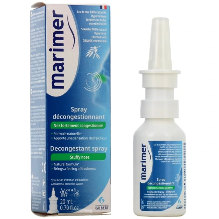 Marimer Spray Décongestionnant Nez Fortement Congestionné