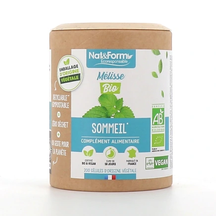 Nat & Form Mélisse Bio Sommeil