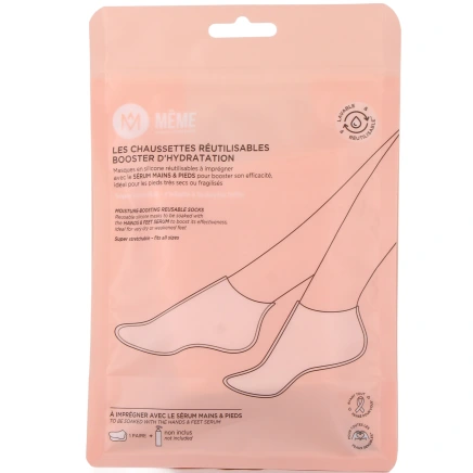 Même Chaussettes Réutilisables Booster d'Hydratation