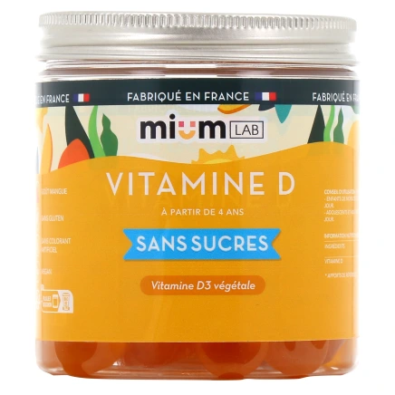Mium Lab Vitamine D Gummies sans sucres