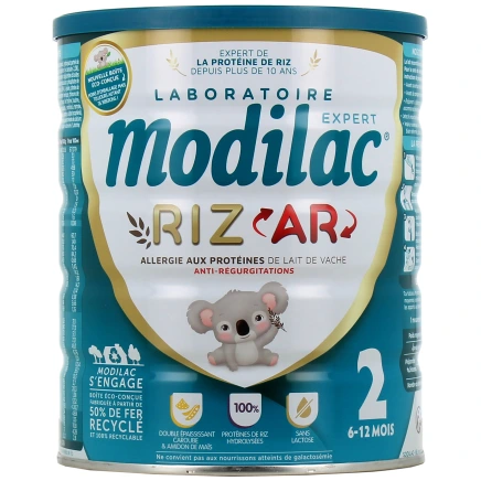 Modilac Expert Riz AR 2 Lait 2ème âge