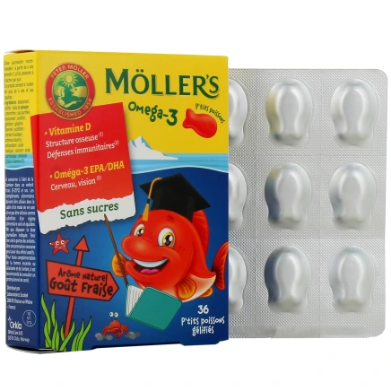Möllers Omega-3 P'tits Poissons