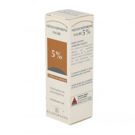 Néosynéphrine Faure Collyre 5 ml