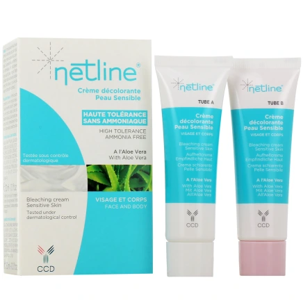Netline Crème Décolorante Peau Sensible