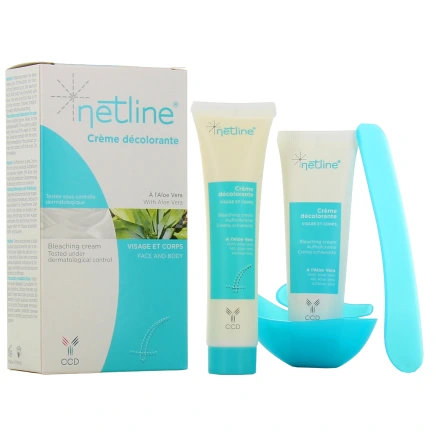 Netline Crème Décolorante Visage et Corps