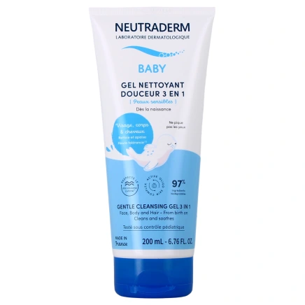 Neutraderm Baby Gel Nettoyant 3-en-1