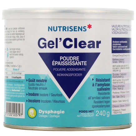Nutrisens Gel'Clear épaississant neutre