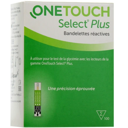 OneTouch Select Plus Bandelettes Réactives