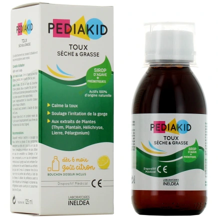 Pediakid Sirop Toux Sèche et Grasse
