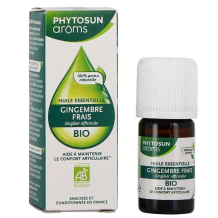 Phytosun aroms huile essentielle gingembre frais Bio