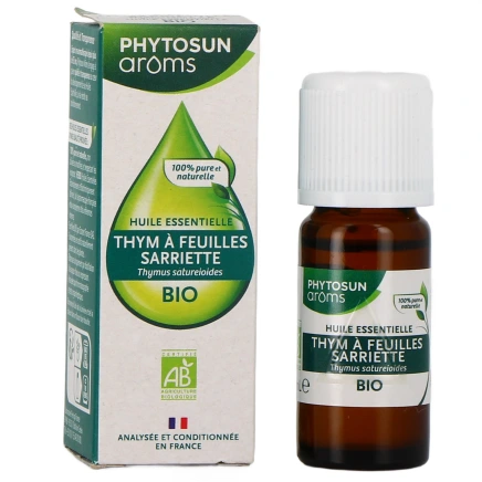 Phytosun Aroms Huile Essentielle Thym à Feuilles de Sarriette Bio