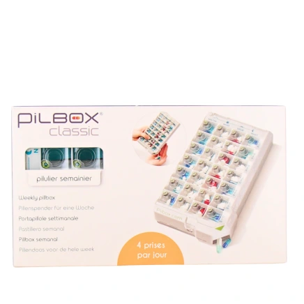 Pilbox Classic Pilulier Hebdomadaire