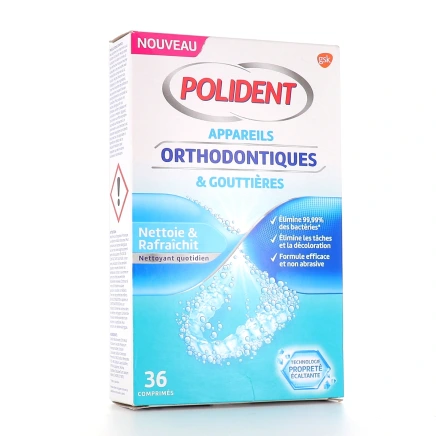 Polident Nettoyant Appareils orthodontiques et Gouttières