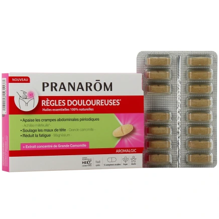 Pranarom Aromalgic Comprimés Règles Douloureuses