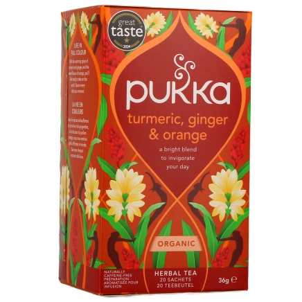 Pukka Infusion Curcuma Tonique Bio