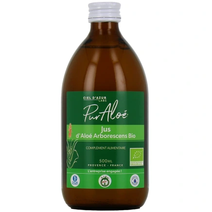 Pur'Aloé Jus d'Aloé Arborescens Bio