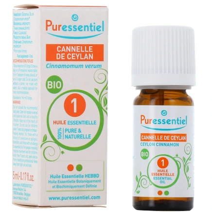 Puressentiel Huile Essentielle Cannelle de Ceylan bio