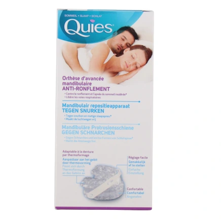 Quies Gouttière Buccale Anti-Ronflement