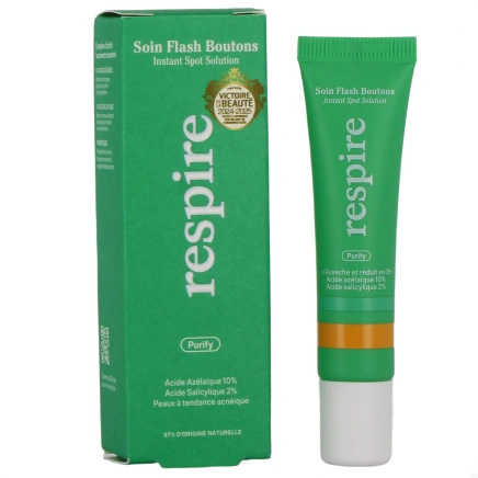 Respire Soin Flash Bouton