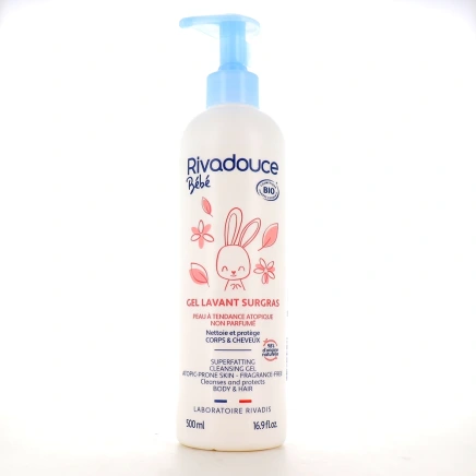 Rivadouce Bébé Bio Gel Lavant Surgras