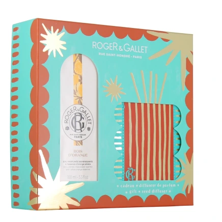 Roger et Gallet Coffret Eau Parfumée Bienfaisante et Diffuseur de Parfum