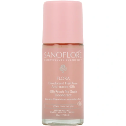Sanoflore Déodorant Fraicheur Bio Anti-traces 48h Flora
