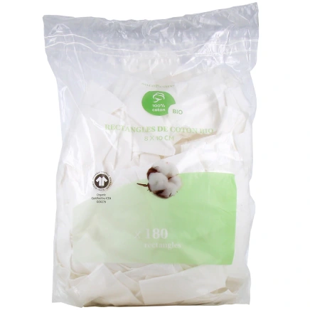 Santecare Rectangles de Coton
