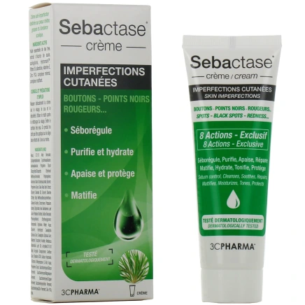 Sebactase Crème imperfections cutanées