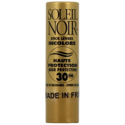 Soleil Noir Stick Lèvres Incolore SPF30