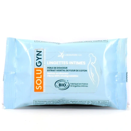 Solugyn Lingettes Intimes Bio