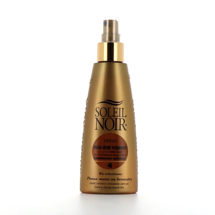 Soleil Noir Spray Huile Sèche Vitaminée Bronzage Intense