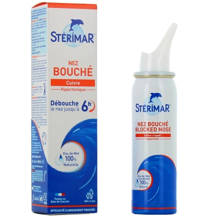 Stérimar Nez Bouché Cuivre Hypertonique