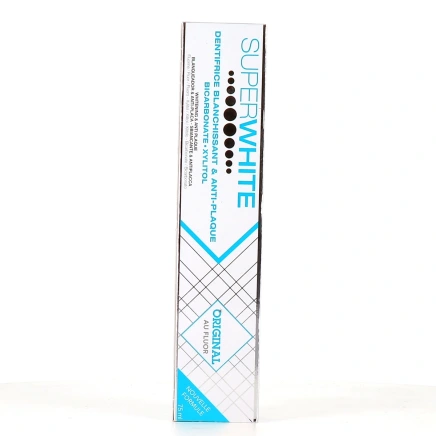 Superwhite Original au fluor dentifrice blanchissant et anti-plaque