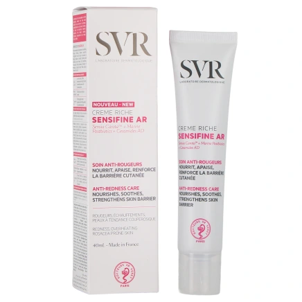 SVR Sensifine AR Crème riche soin intensif hydratant apaisant anti-rougeurs
