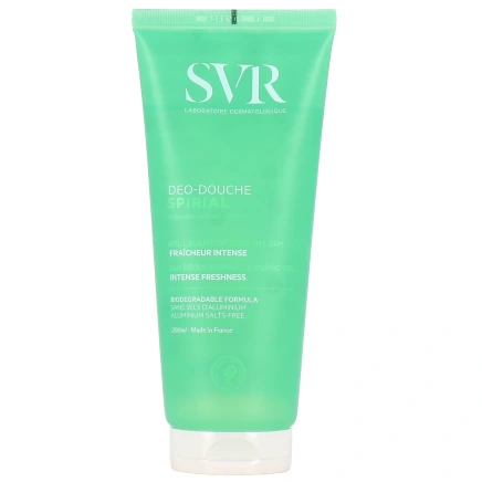 SVR Spirial Déo douche Gel lavant déodorant