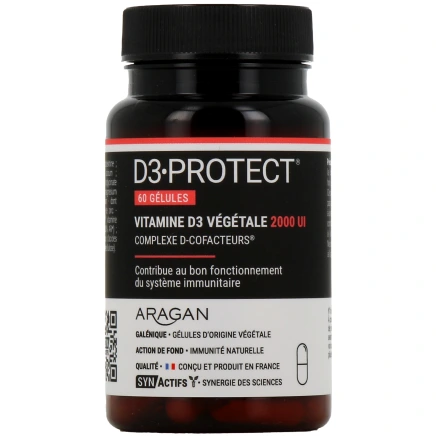 Synactifs D3 Protect Vitamine D3 végétale