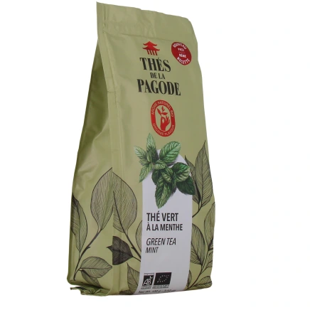 Thés de la Pagode Thé Vert à la Menthe Bio