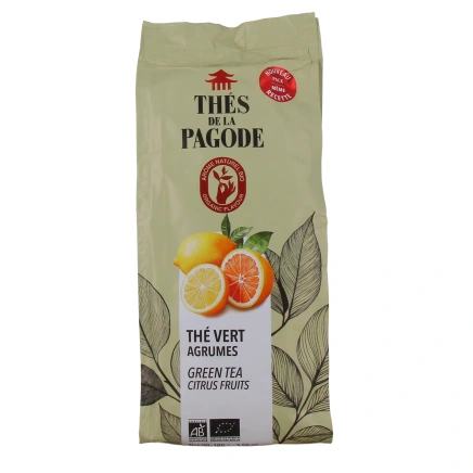 Thés de la Pagode Thé Vert aux Agrumes Bio