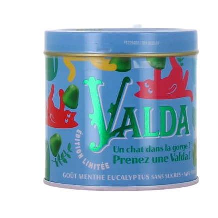 Valda Gommes Sans Sucres pour Adoucir la Gorge
