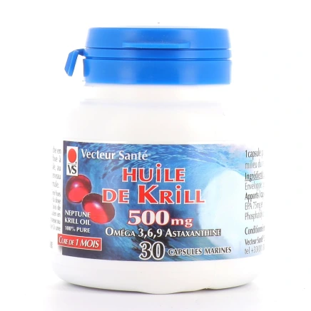Vecteur Santé Huile de Krill