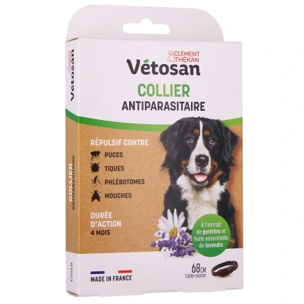 Vétosan Collier Répulsif Chat ou Chien